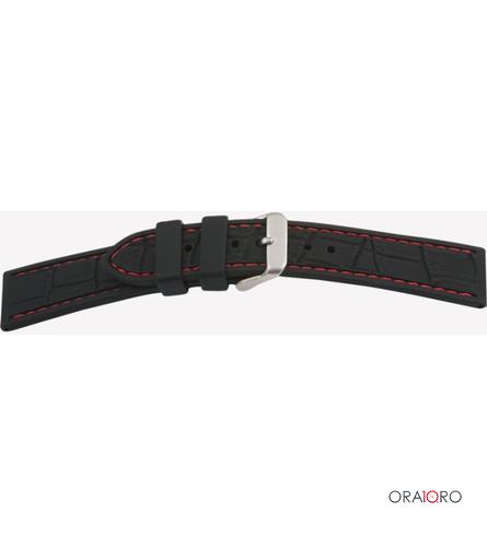 Curea Bear Uhrband Silicon Croco Optik